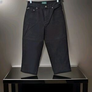 Lauren Ralph Lauren Jean Capri Womens Sz 8x20.5 Mid Rise Stretch